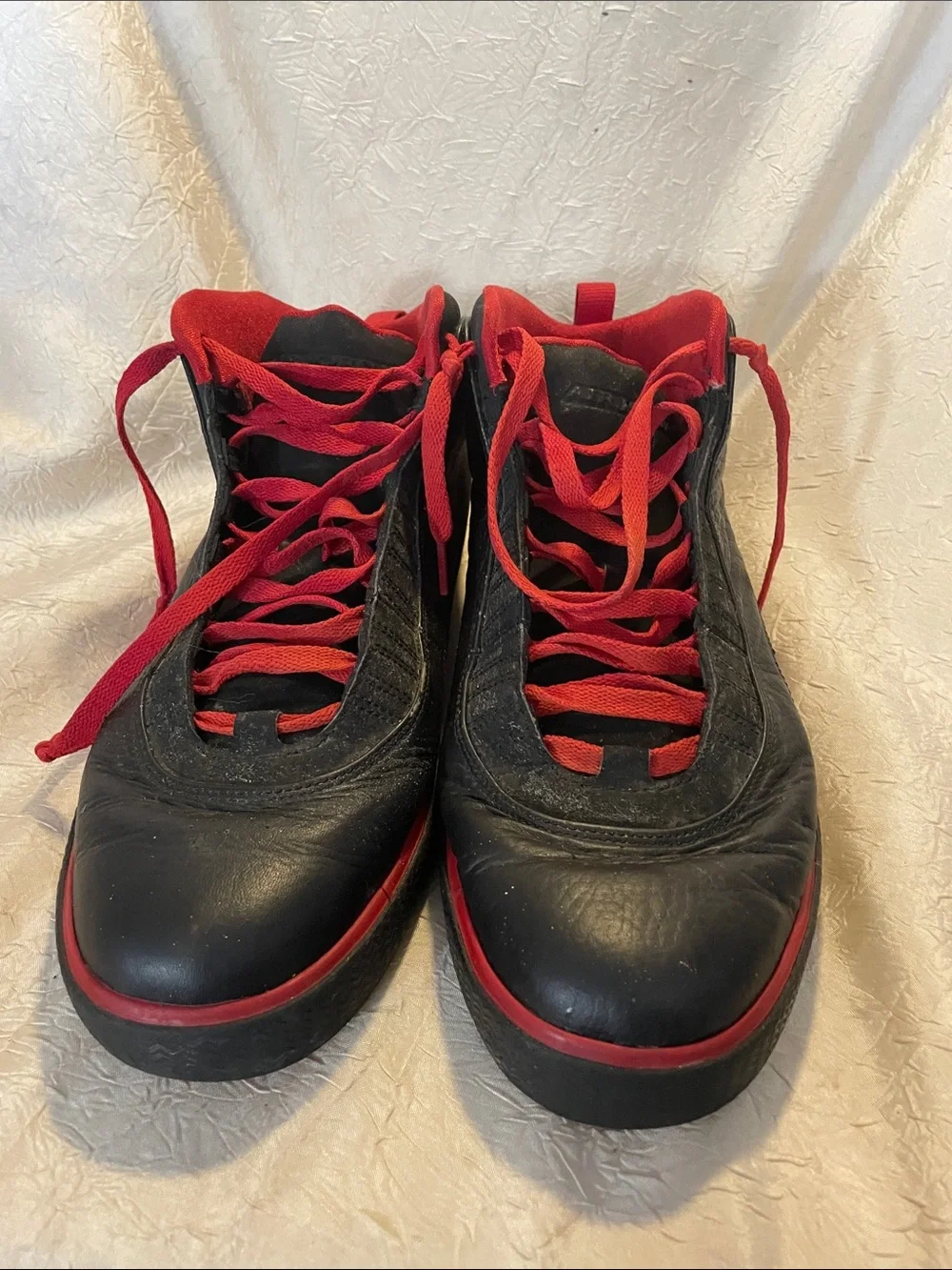 Jordan  X Auto Clave size 11 Men's Black Sneakers with Red Accents